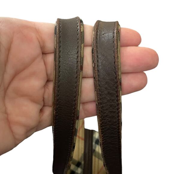 Burberry Brown Nova Check Tote - Picture 9 of 11